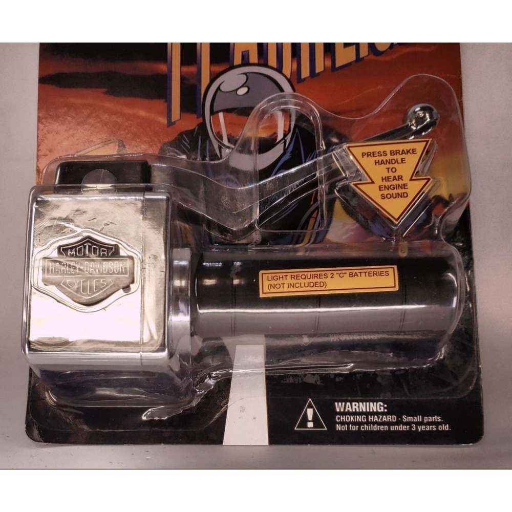 Harley-Davidson Flashlight Vintage 1995 Motorcycle Toy Sound Effects - Picture 3 of 8